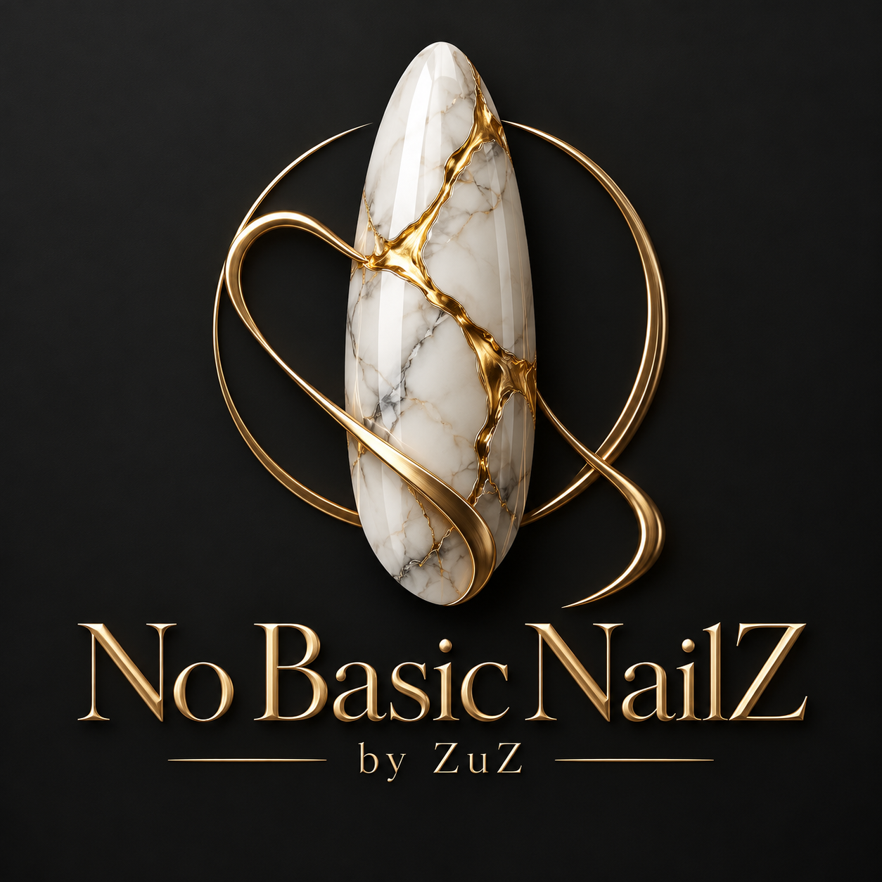 NoBasicNailZ by ZuZ — logo84 Marmur kintsugi